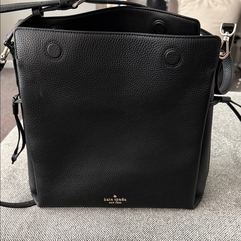 Kate Spade Black Leather Crossbody Bag